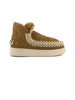 mou stivaletti donna new eskimo sneaker suede lettr cognac 9069396
