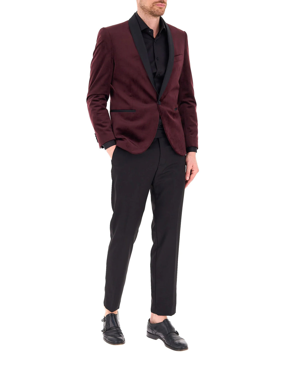 Mulish Abito Completo Uomo Bordeaux