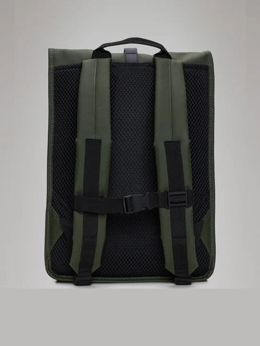 Rains Zaino Unisex Rolltop Rucksack W3 Verde
