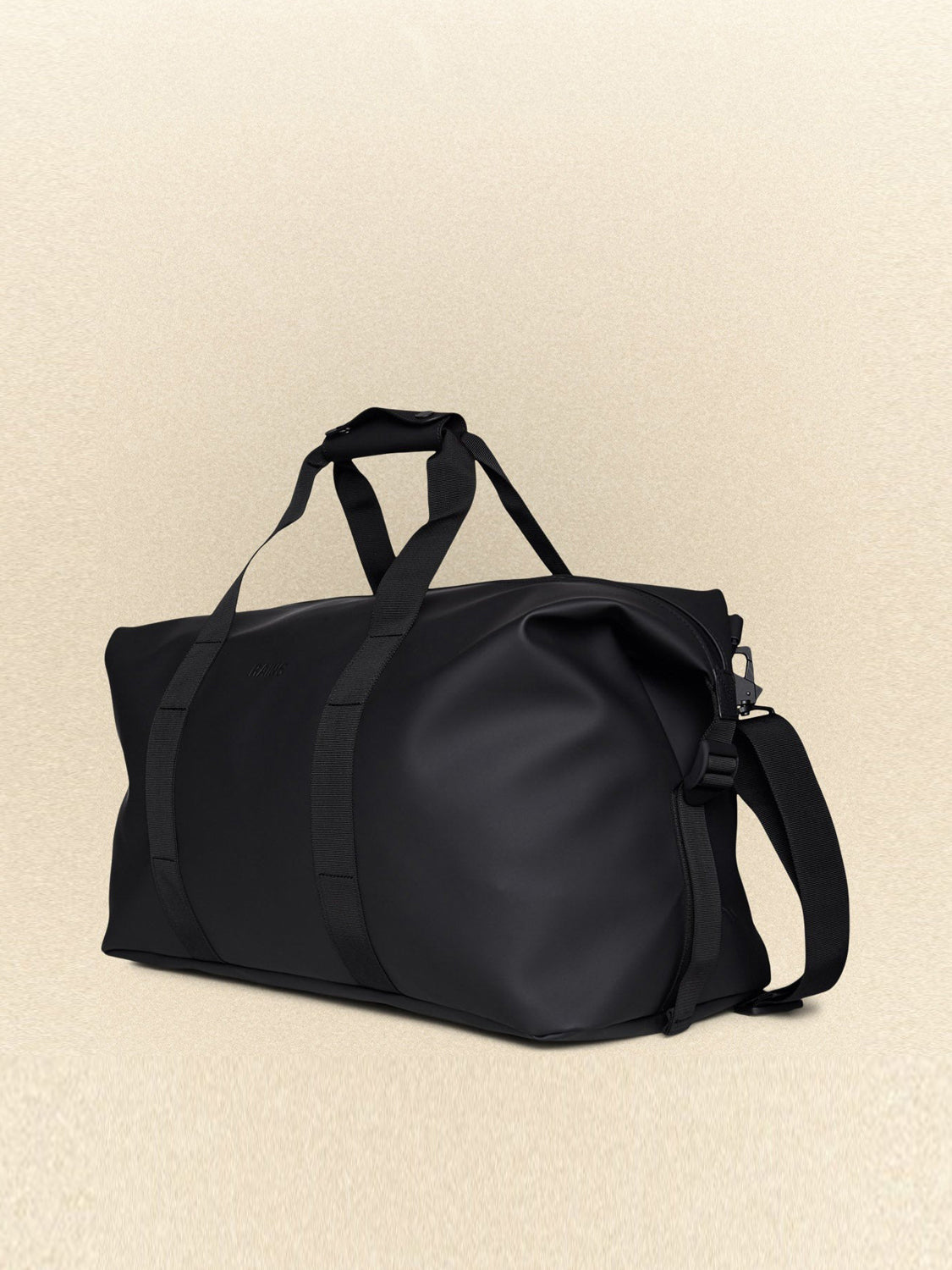 Rains Borsa a Mano Unisex Hilo Weekend Bag W3 Nero