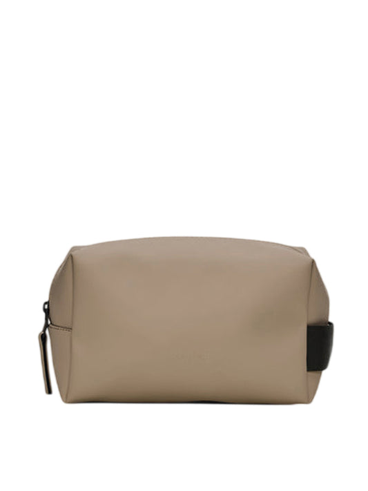 Rains Pochette Unisex Wash Bag Small W3 Beige