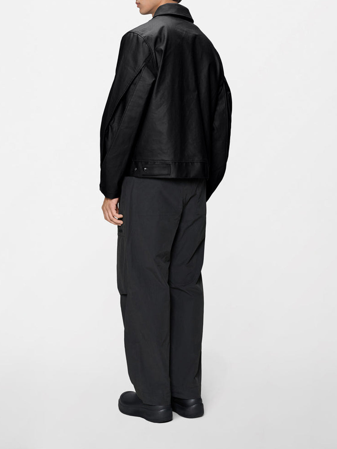 Rains Overshirt Unisex Heavy Woven Overshirt Nero