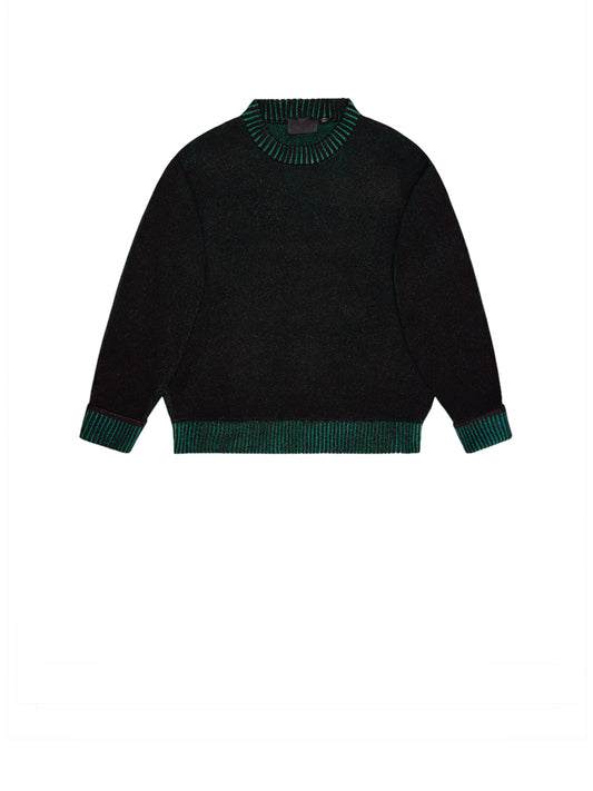 Rains Maglione Unisex Sowa Knit Crew Neck Nero
