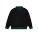 rains maglione unisex sowa knit crew neck nero 462067