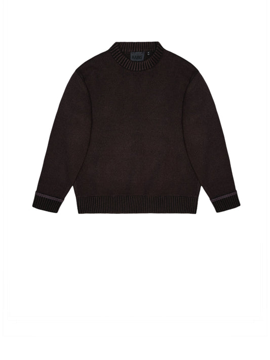 Rains Maglione Unisex Sowa Knit Crew Neck Nero