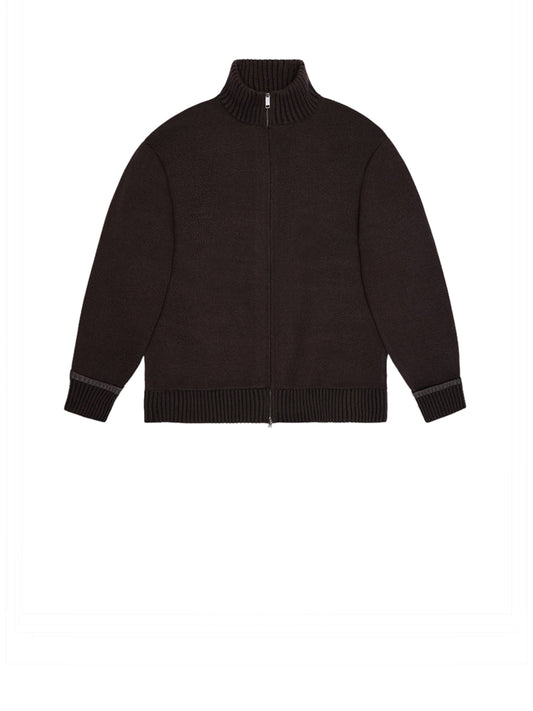 Rains Cardigan Unisex Sowa Knit Zip Cardigan Nero