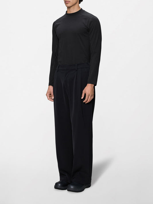 Rains Pantalone Unisex Tech Woven Pants Wide Nero