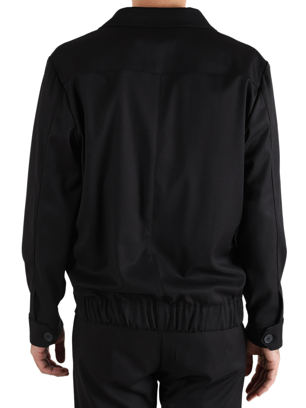 Savile Row Overshirt Uomo Nero