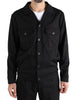 savile row overshirt uomo nero 6082554