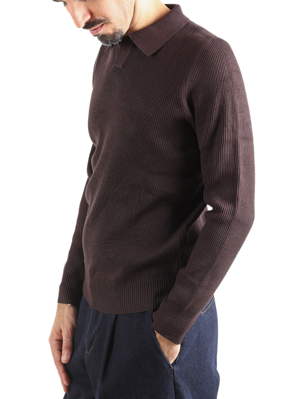 Savile Row Polo Uomo Moro