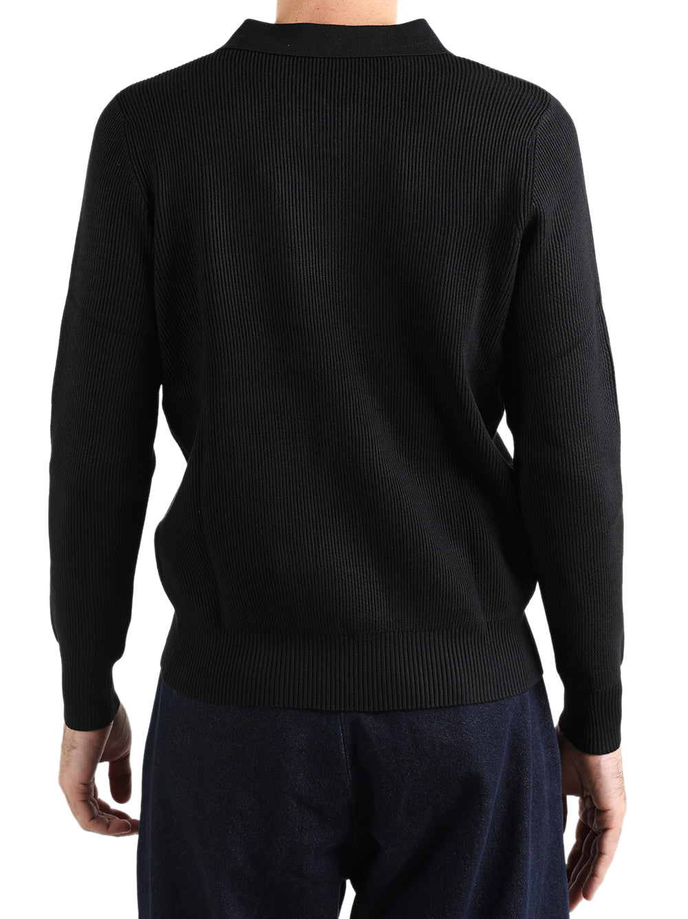 Savile Row Polo Uomo Nero