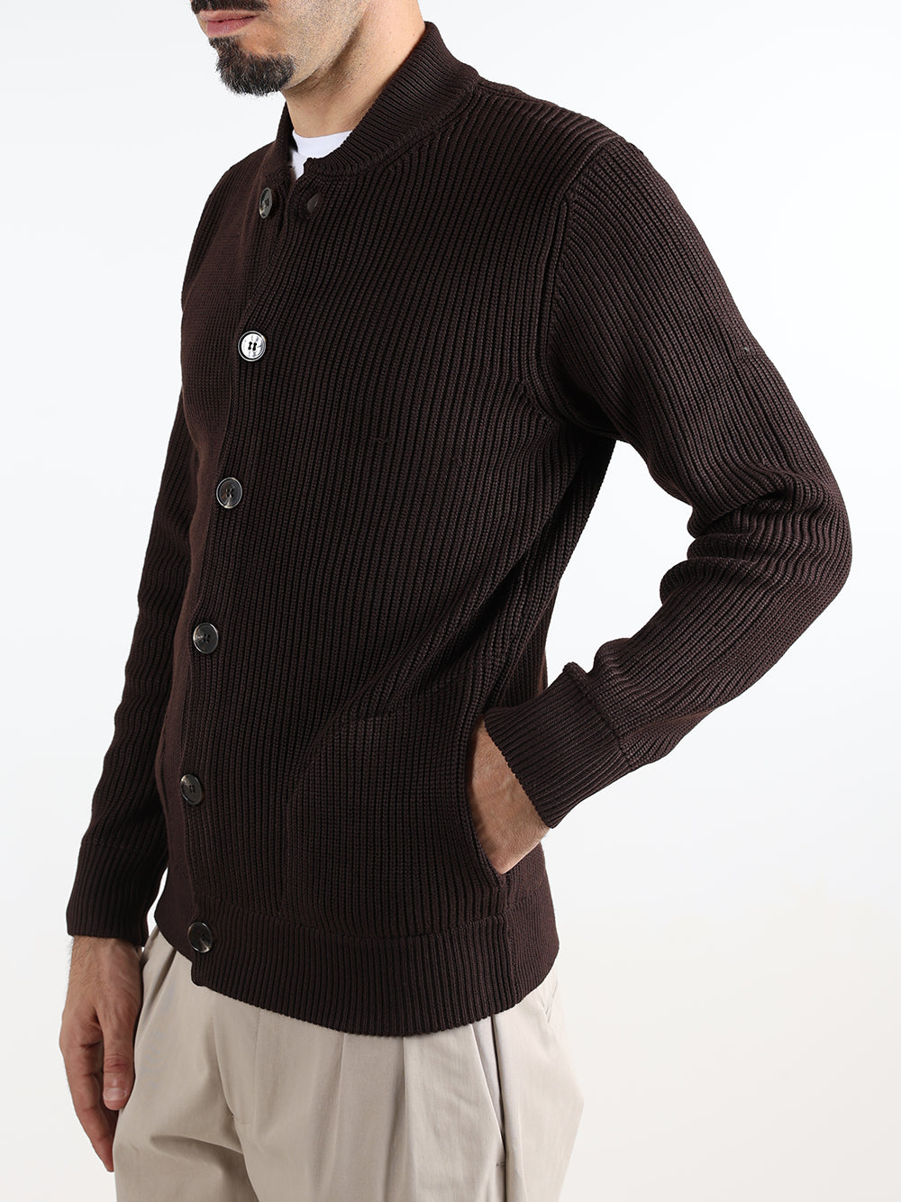 Savile Row Giacca Leggera Uomo Caffe'