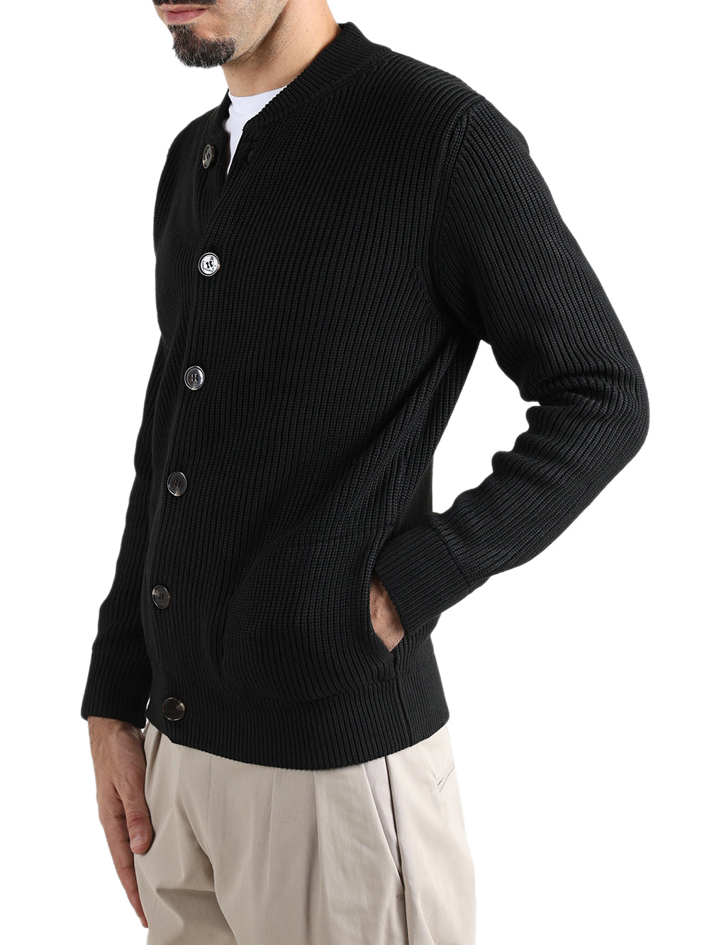 Savile Row Giacca Leggera Uomo Nero