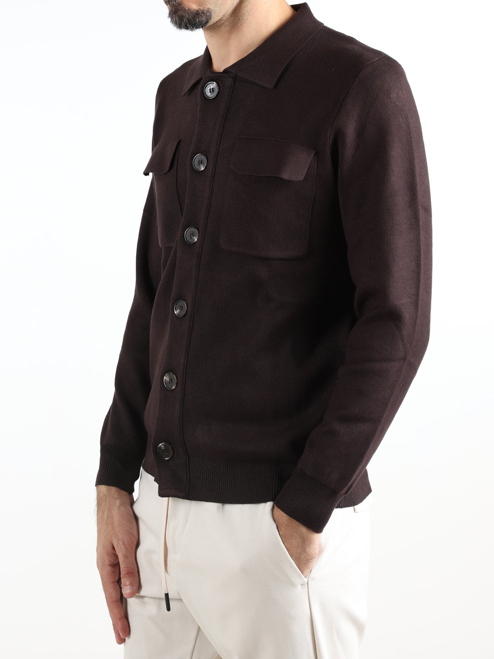 Savile Row Overshirt Uomo Caffe'