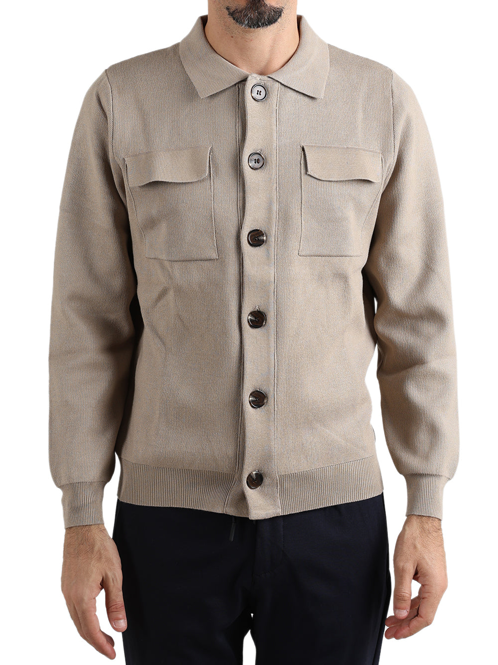 Savile Row Overshirt Uomo Tortora