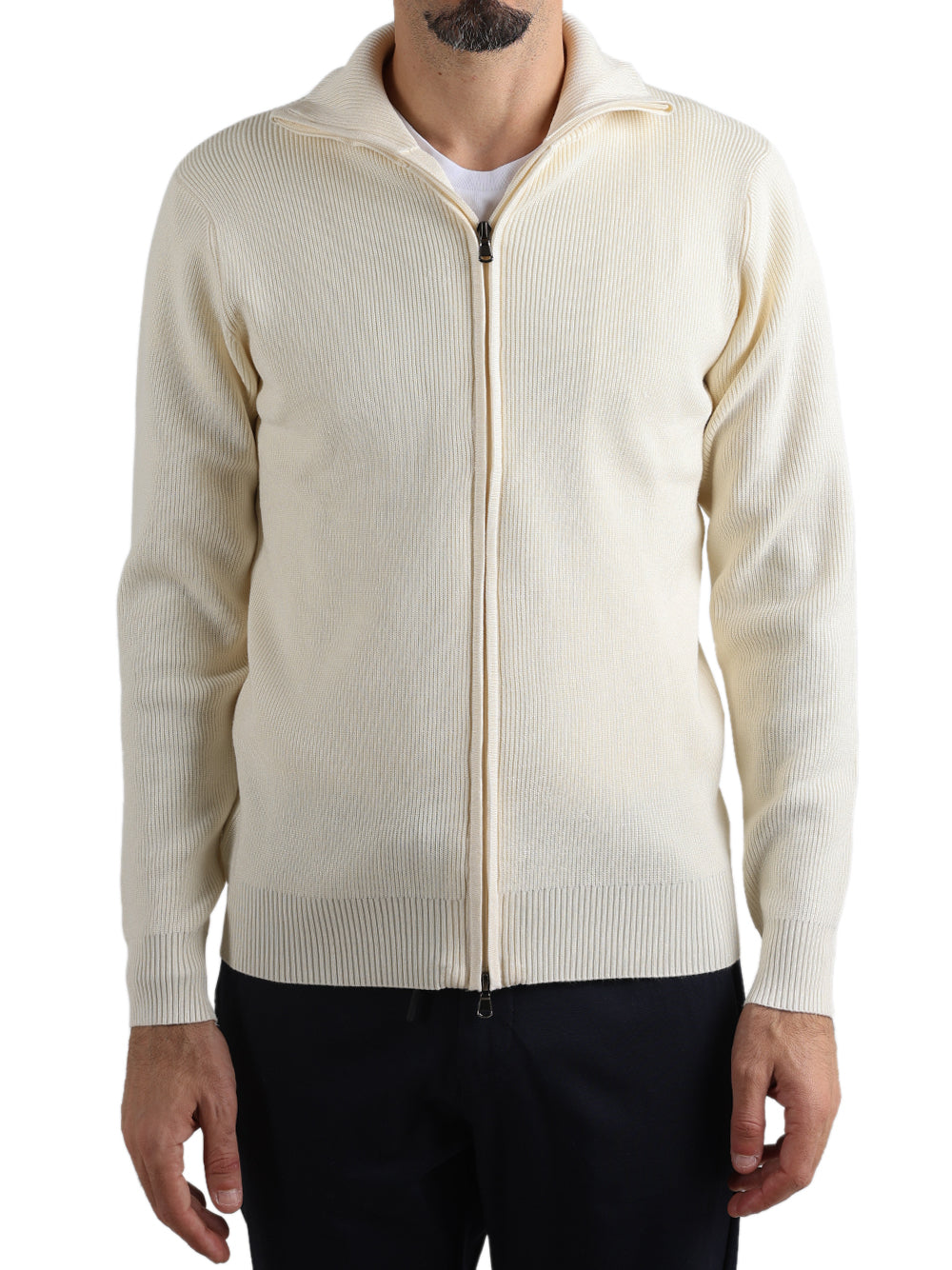 Savile Row Overshirt Uomo Panna