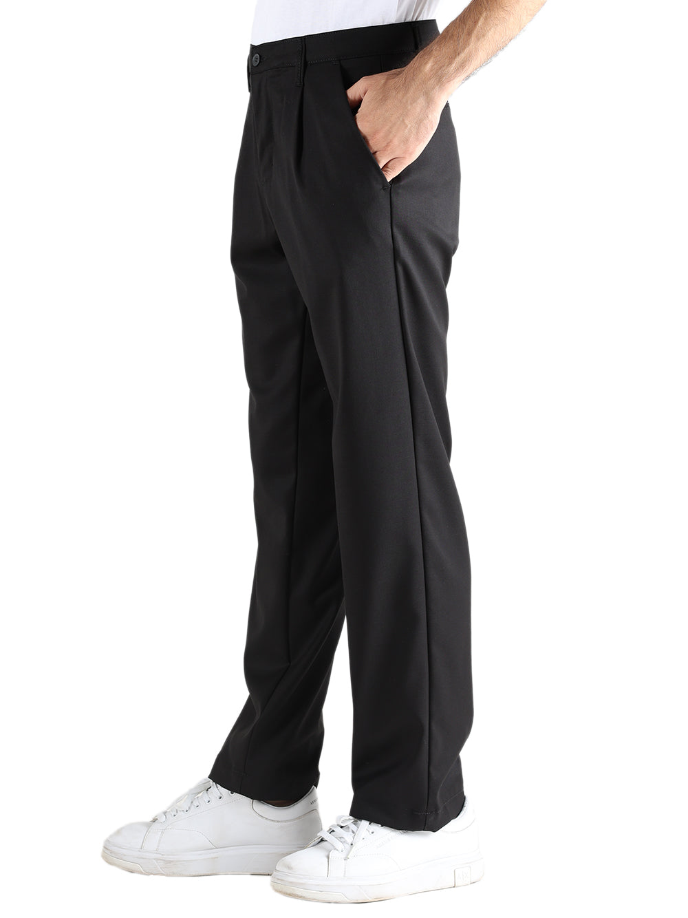 Savile Row Pantalone Uomo Nero