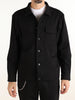 savile row overshirt uomo nero 418918