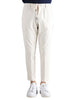 savile row pantalone uomo panna 9862874