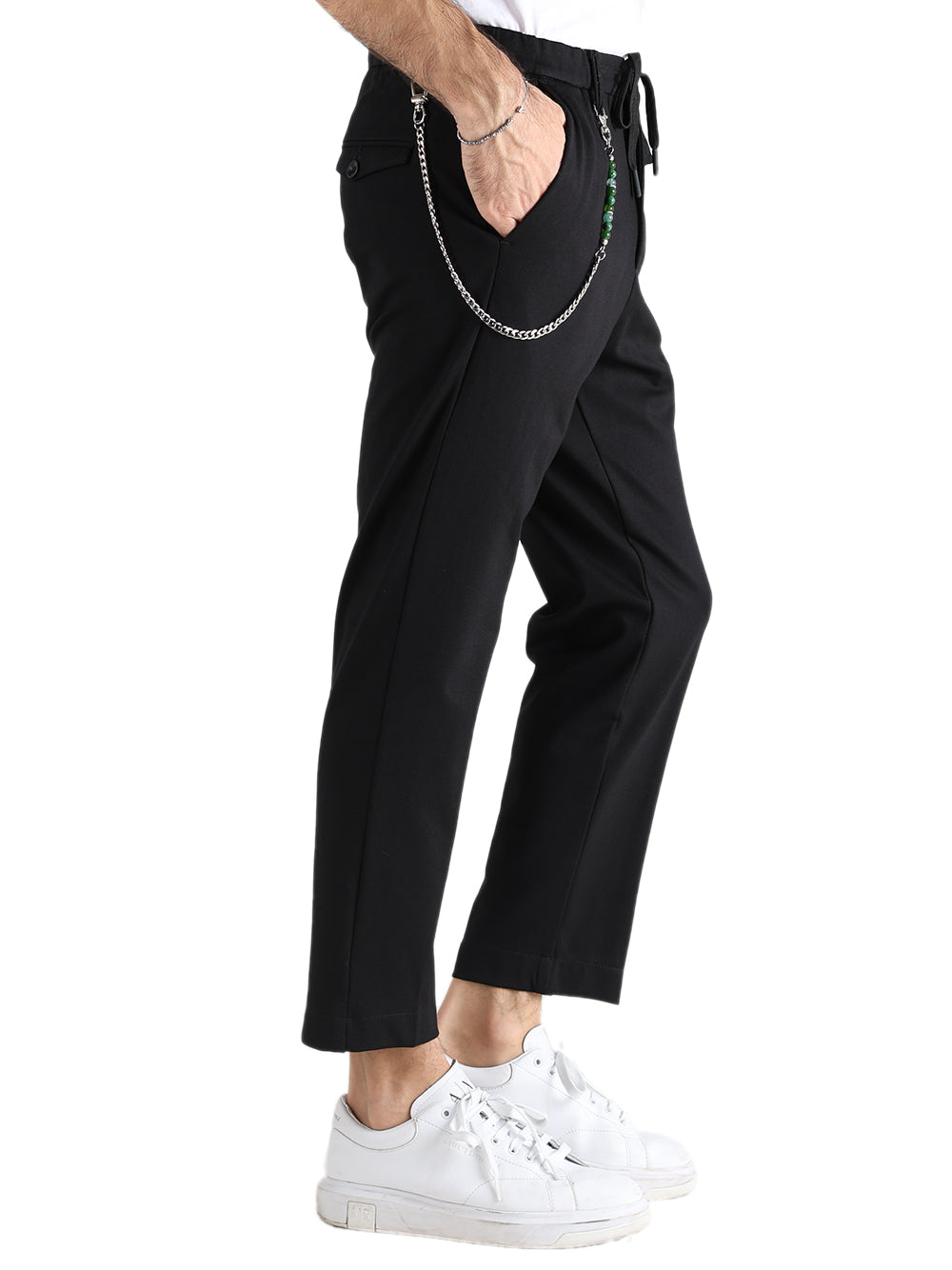 Savile Row Pantalone Uomo Nero