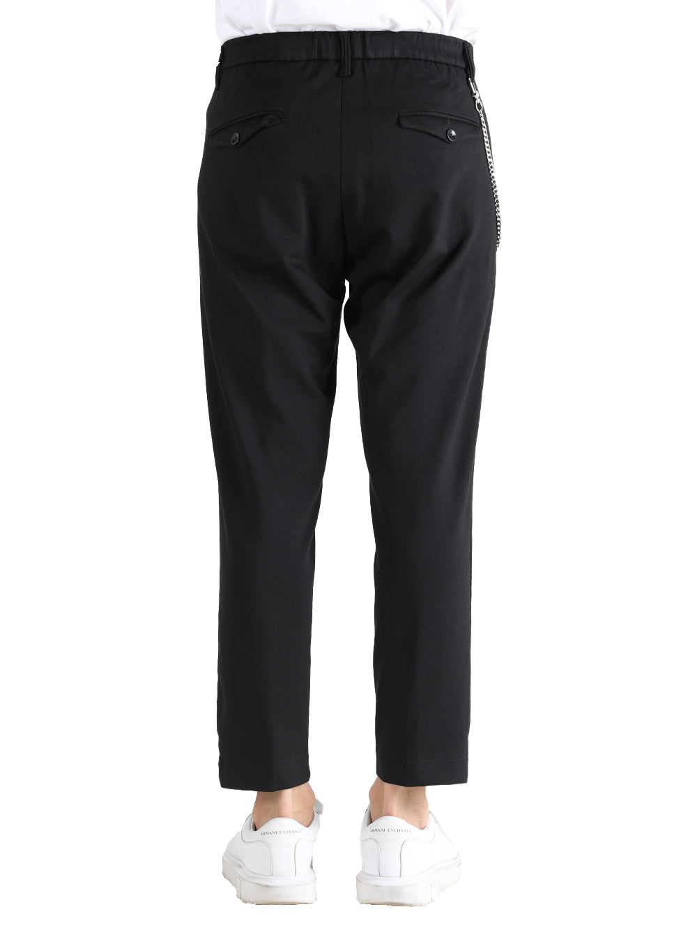 Savile Row Pantalone Uomo Nero