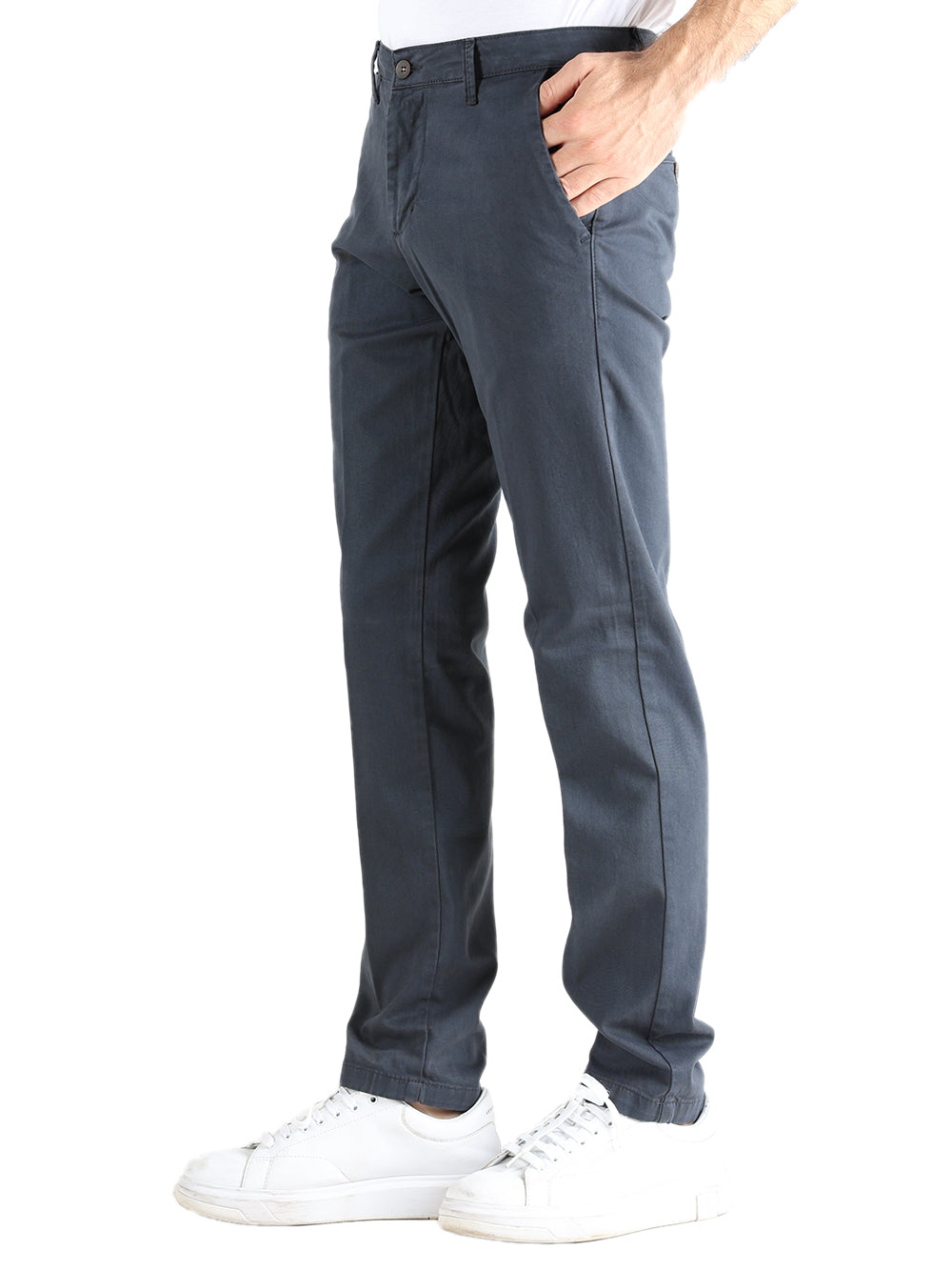 Savile Row Pantalone Uomo Grigio Scuro