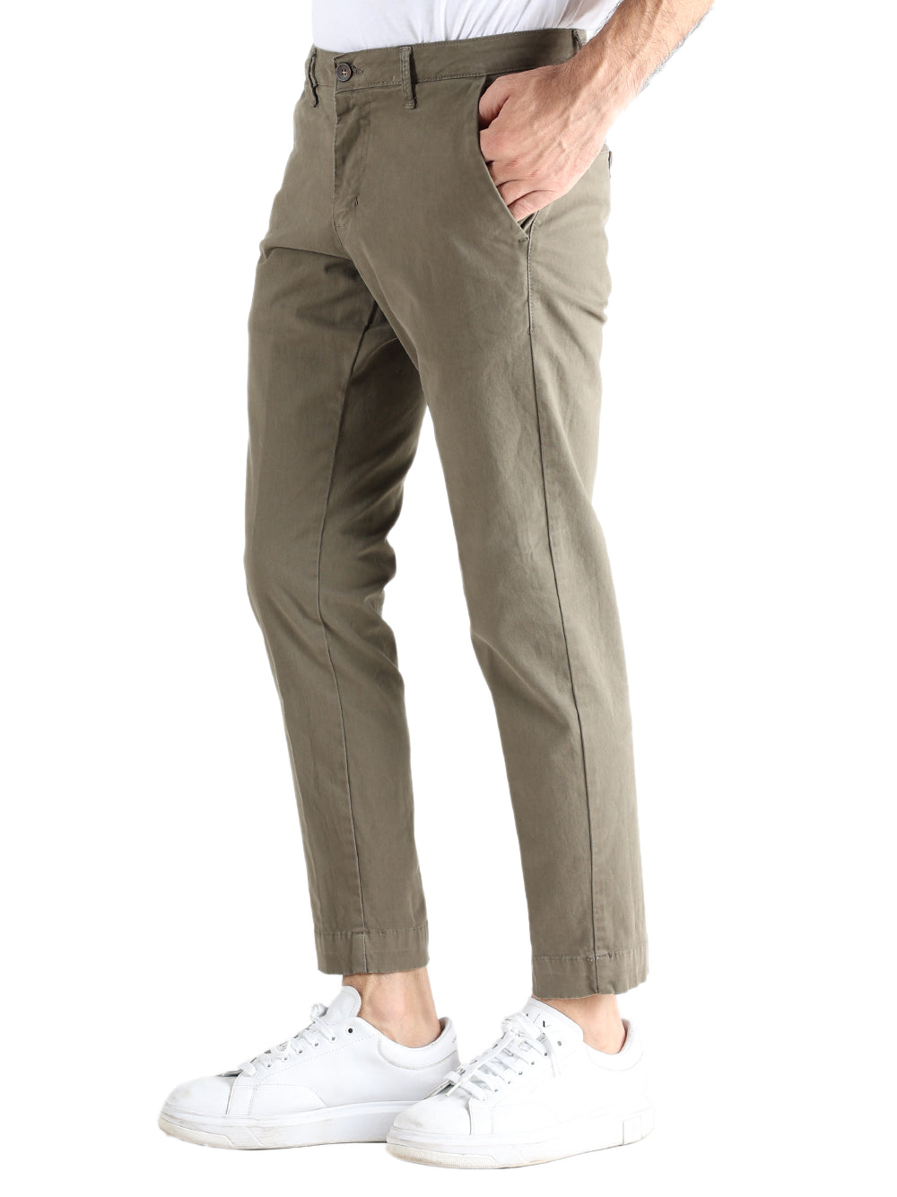 Savile Row Pantalone Uomo Kaki