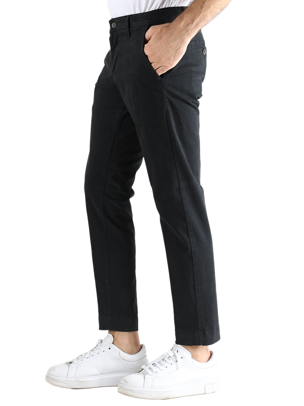 Savile Row Pantalone Uomo Nero