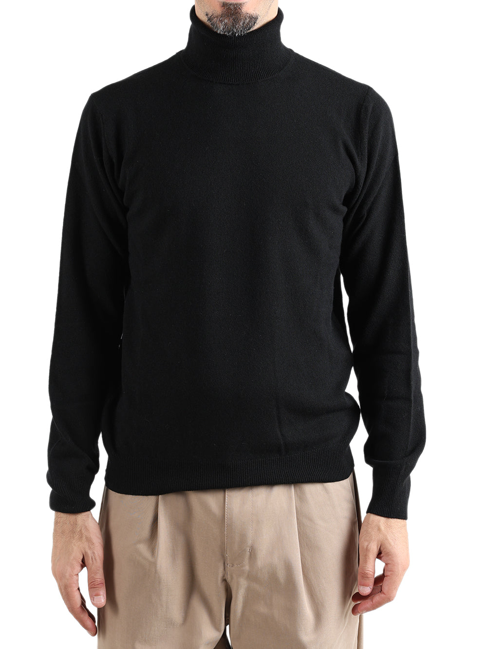 Savile Row Maglione Uomo ciclista Nero