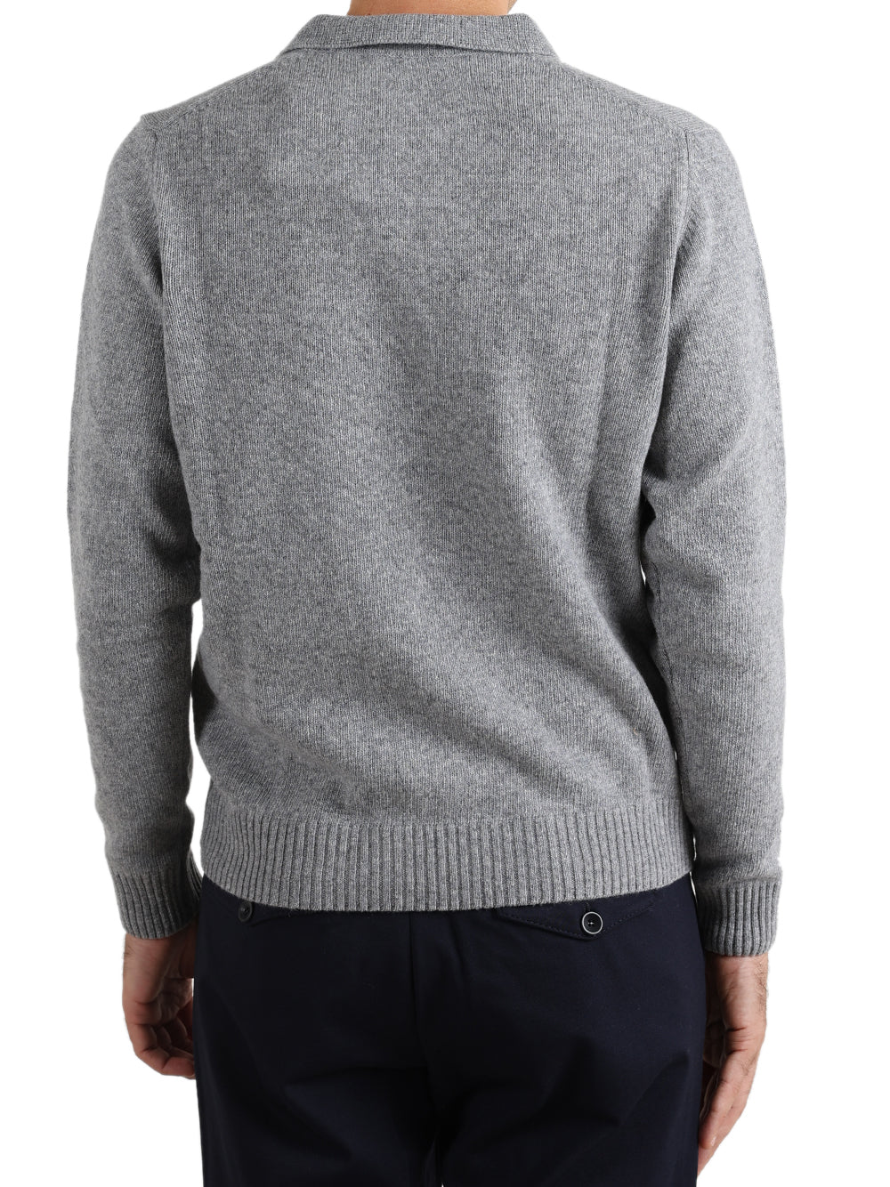Savile Row Polo Uomo Grigio