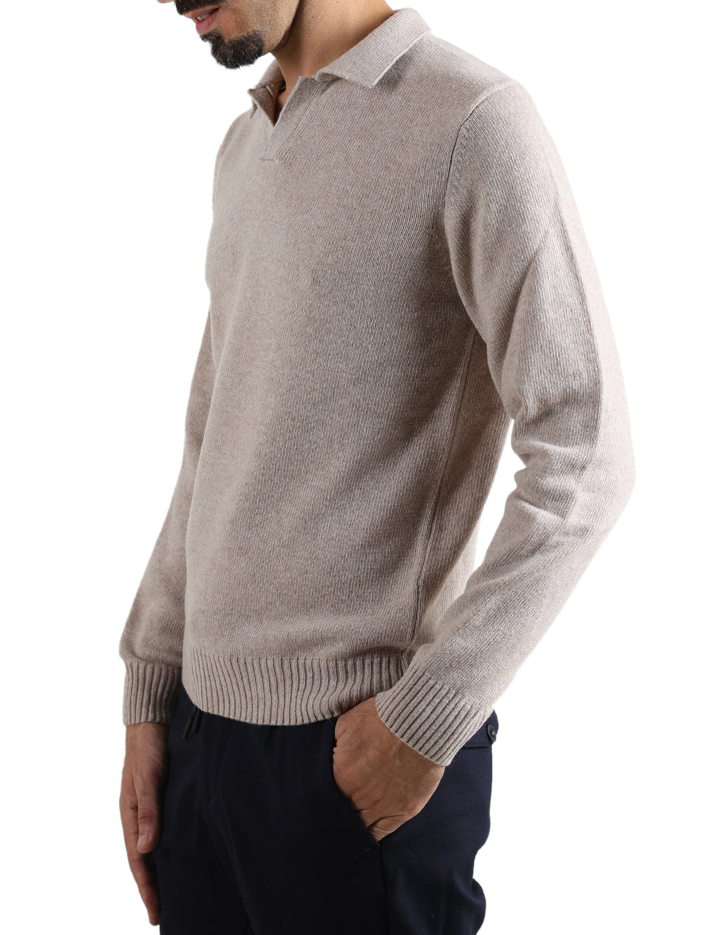 Savile Row Polo Uomo Beige