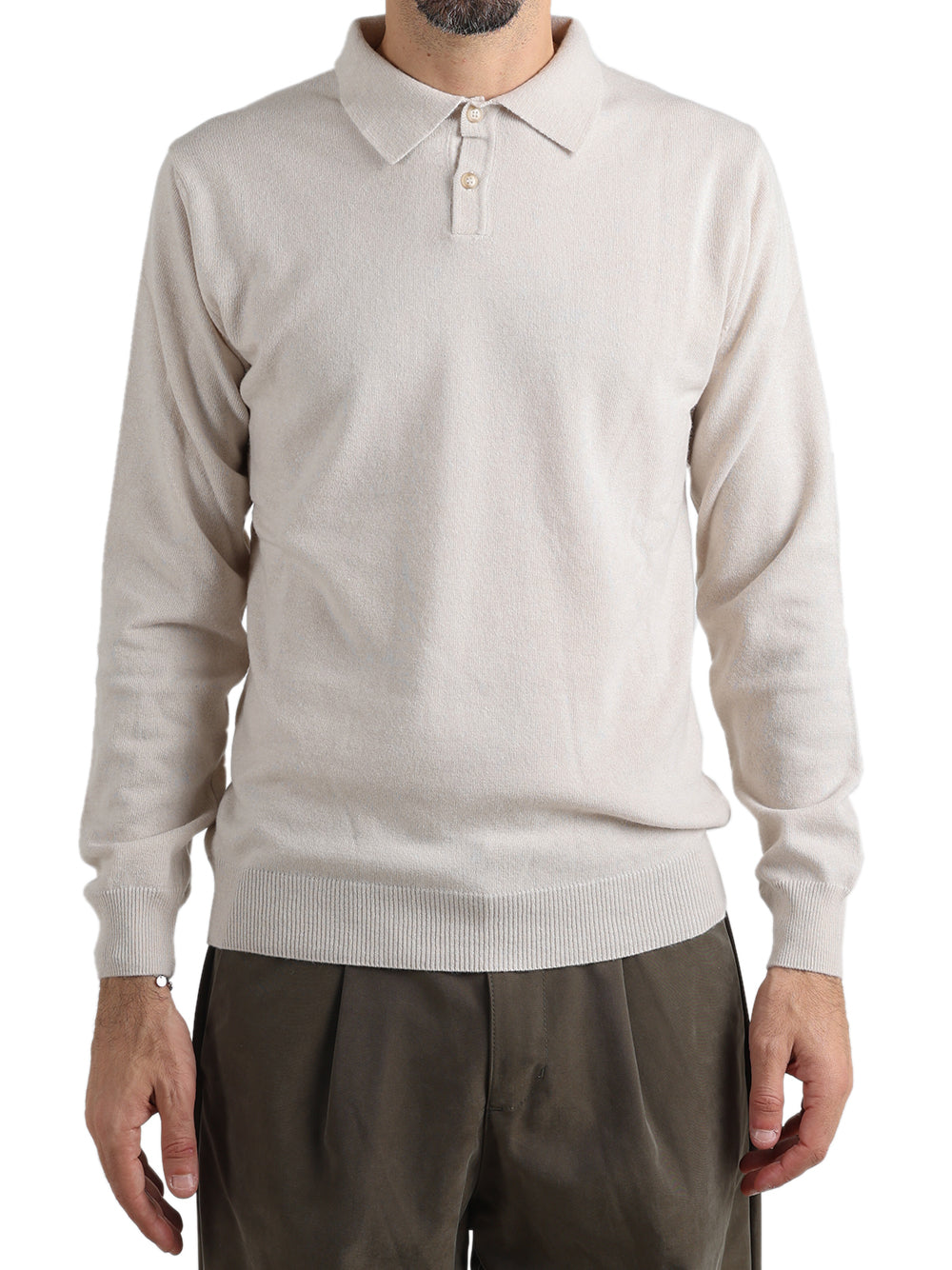 Savile Row Polo Uomo Sabbia