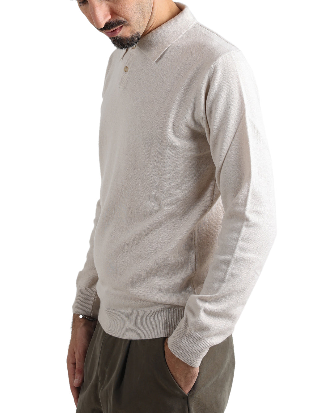 Savile Row Polo Uomo Sabbia