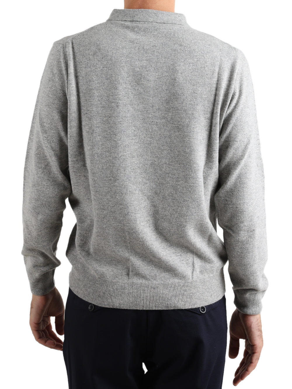 Savile Row Polo Uomo Grigio