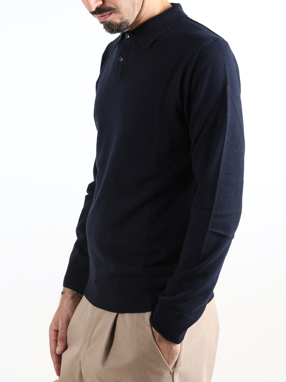 Savile Row Polo Uomo Blu