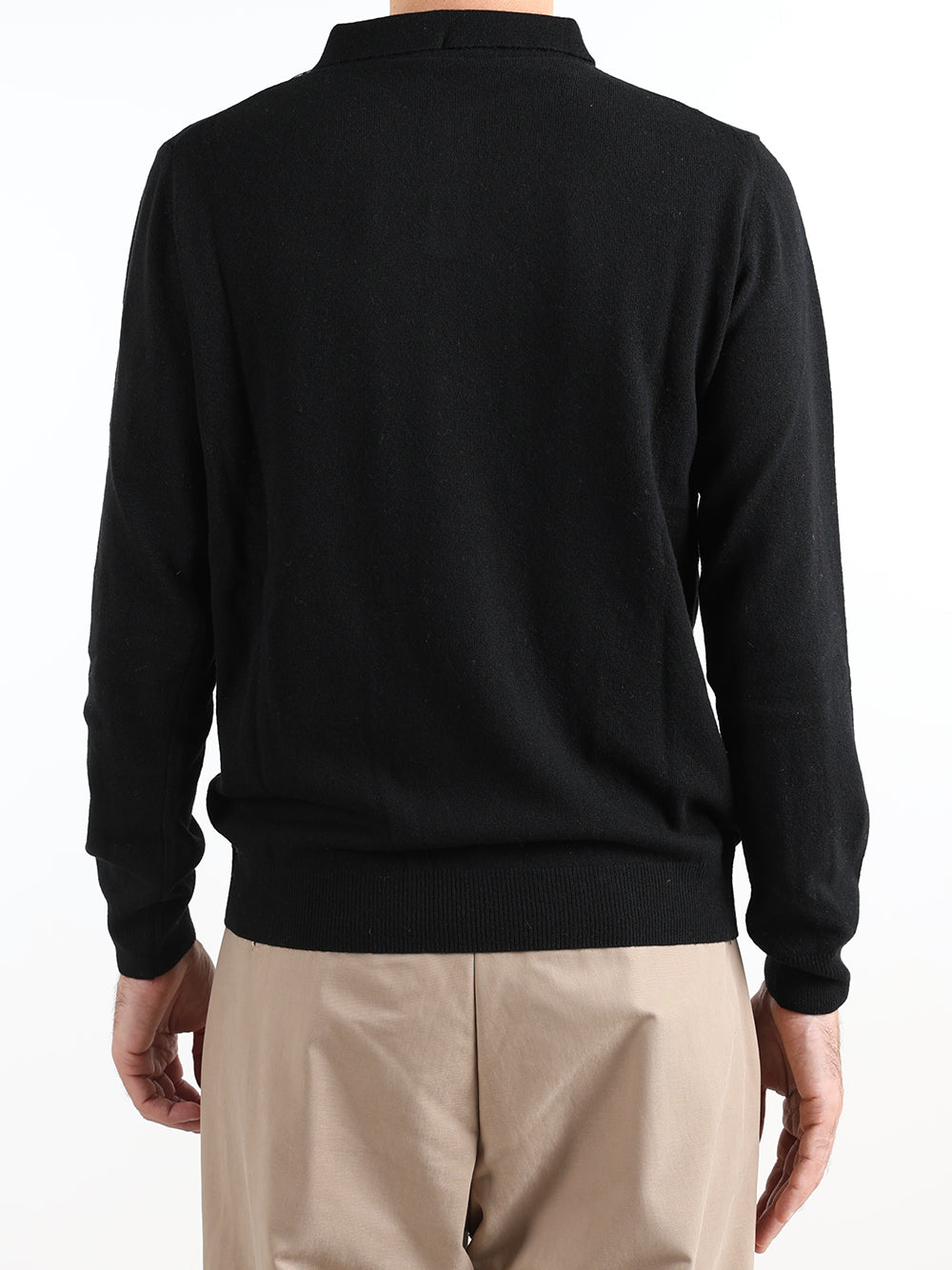Savile Row Polo Uomo Nero