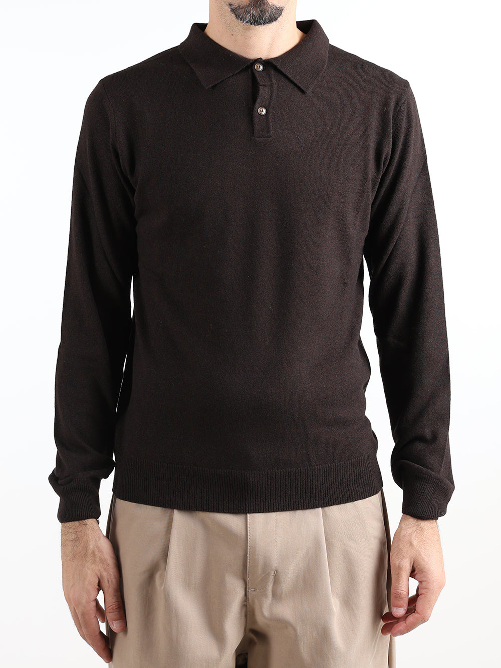 Savile Row Polo Uomo Moro