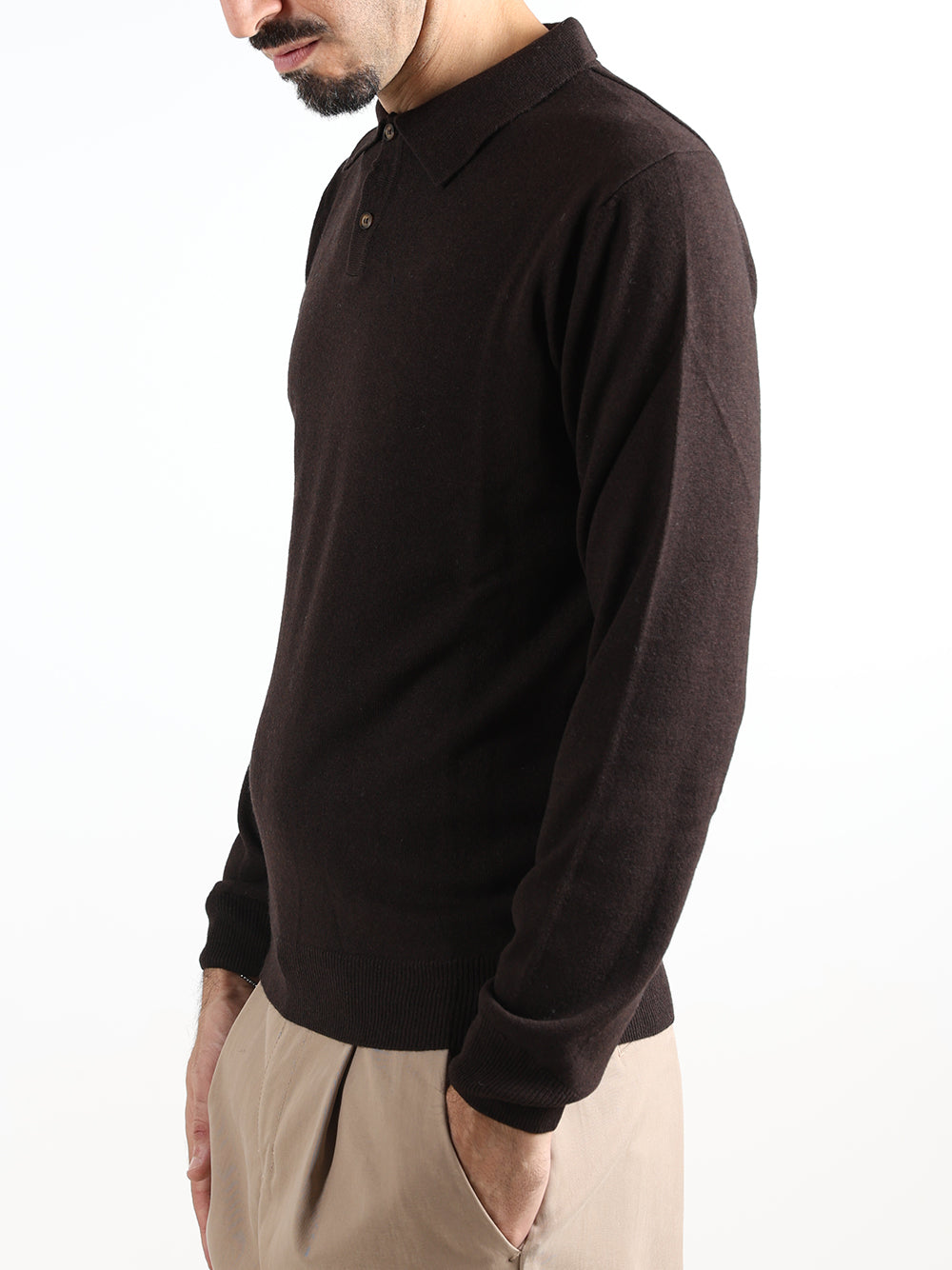 Savile Row Polo Uomo Moro