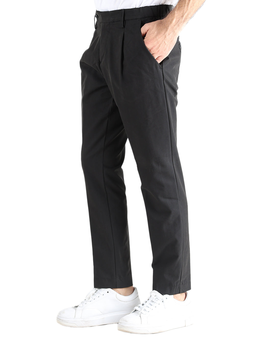 Savile Row Pantalone Uomo Nero