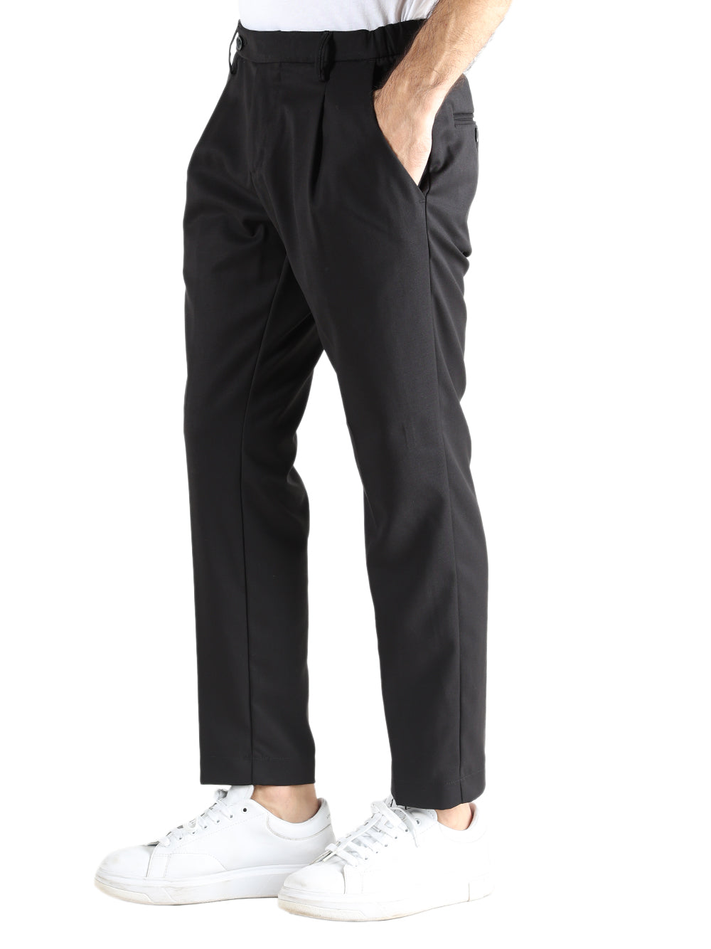 Savile Row Pantalone Uomo Nero