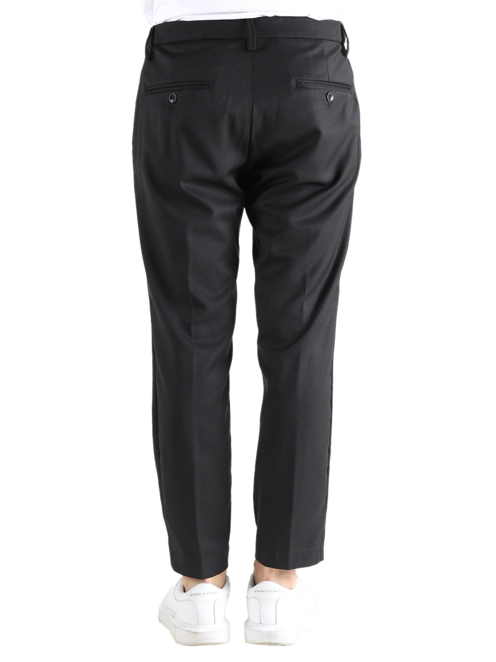 Savile Row Pantalone Uomo Nero