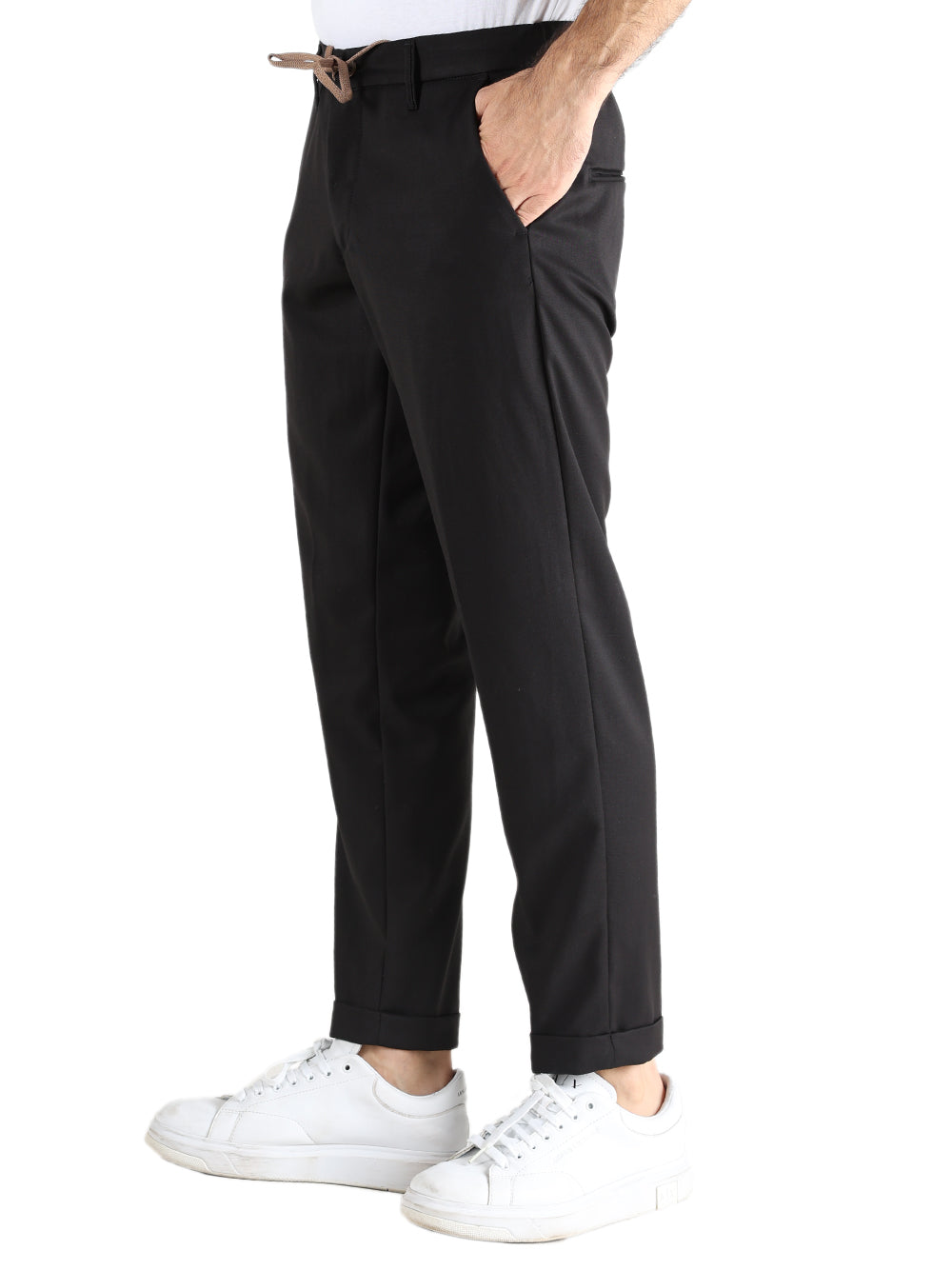 Savile Row Pantalone Uomo Nero