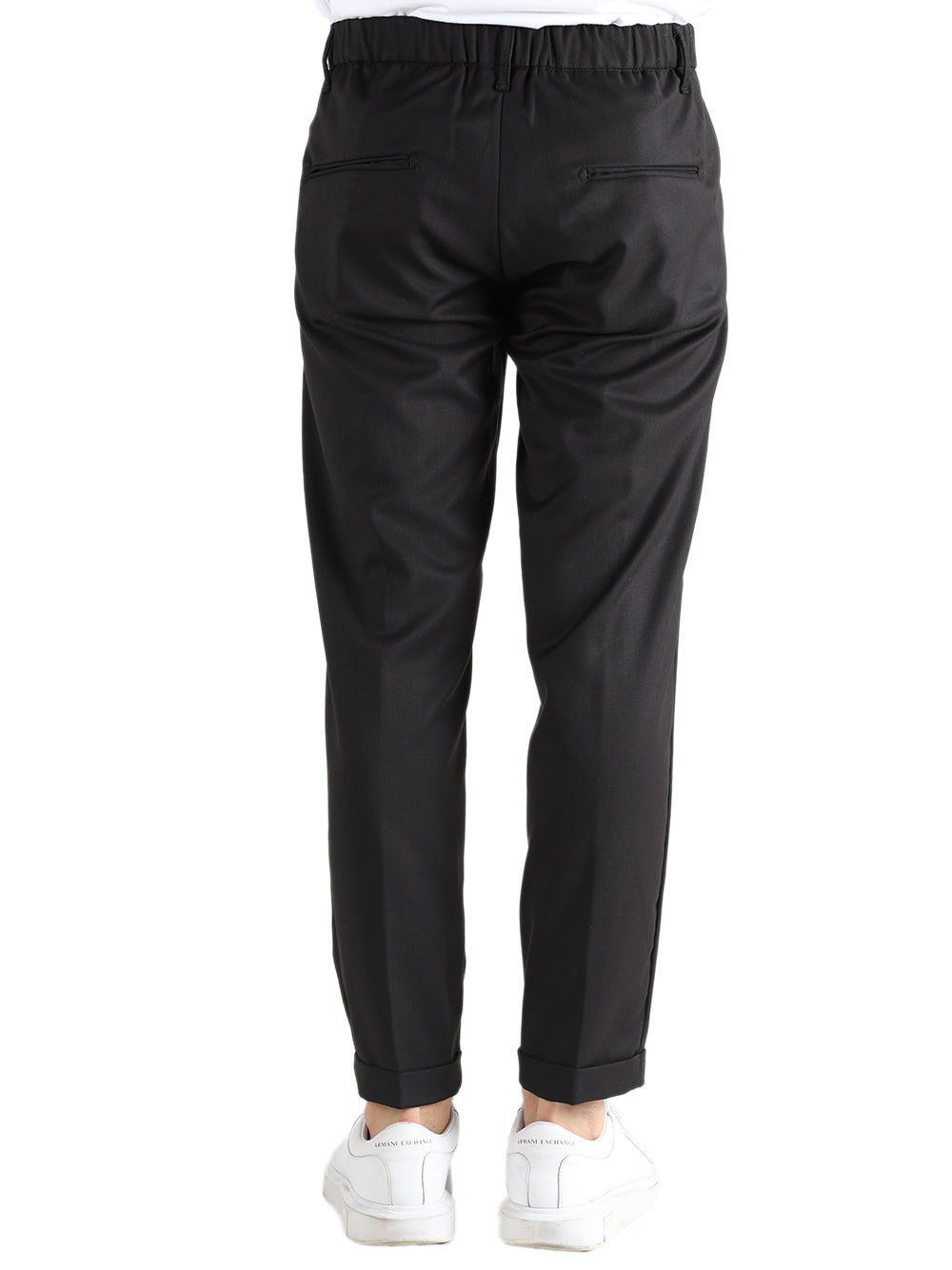 Savile Row Pantalone Uomo Nero