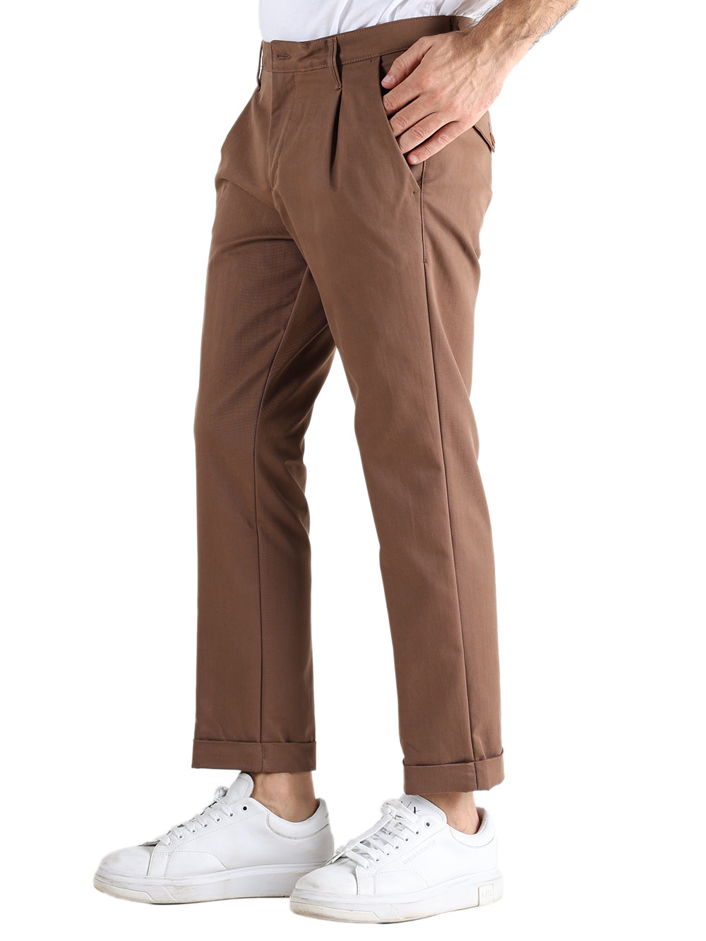 Savile Row Pantalone Uomo Tabacco