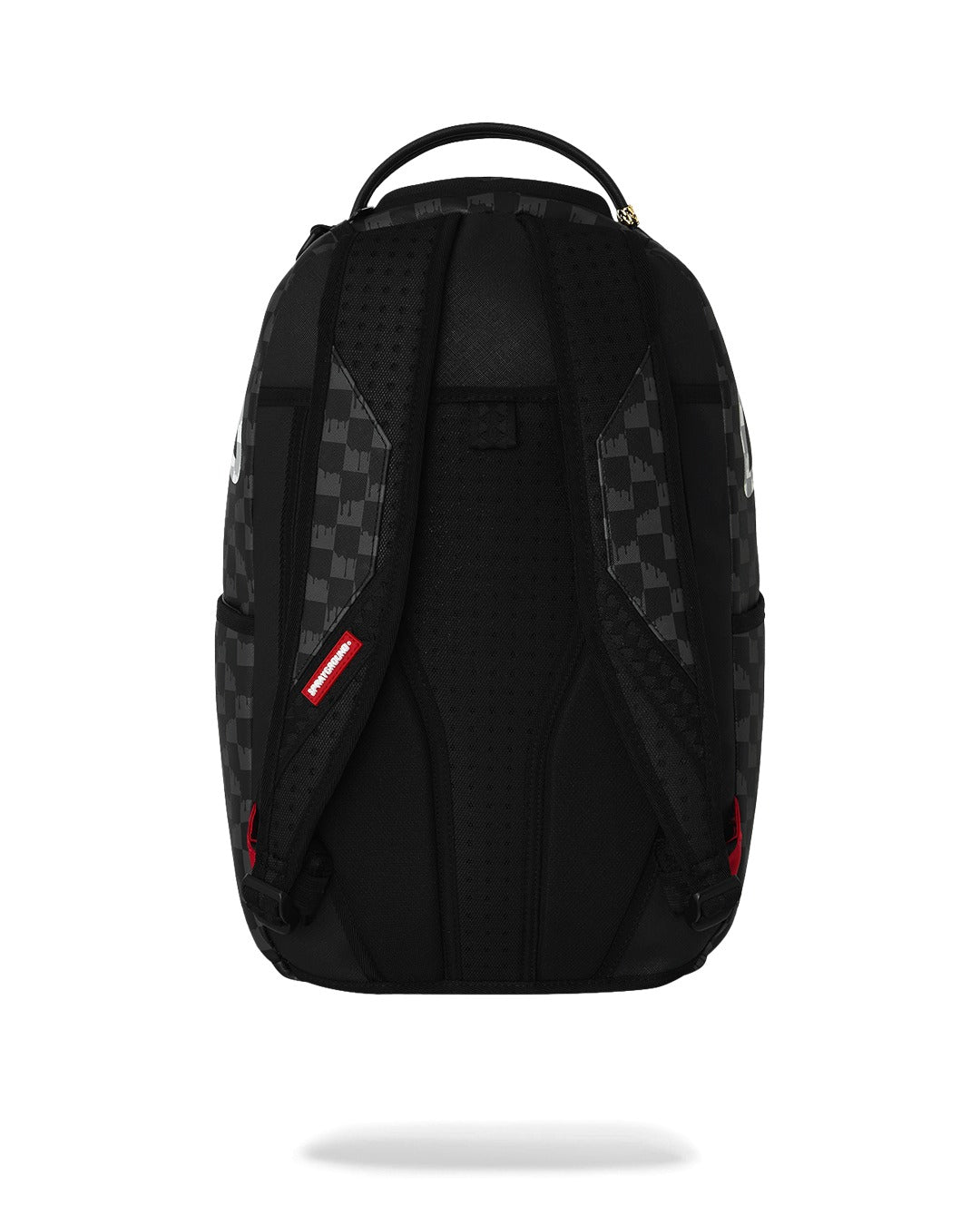 Sprayground Zaino Black and white drip check shark Nero