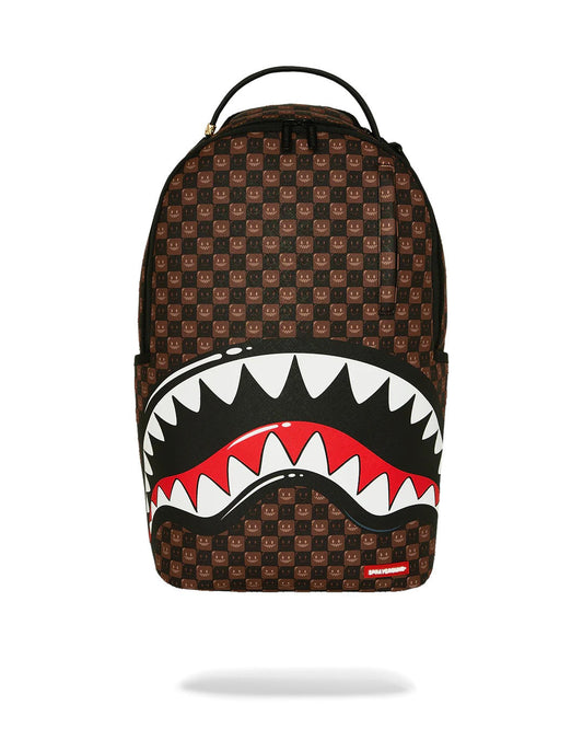Sprayground Zaino Sharks in Paris wtf bubble Marrone
