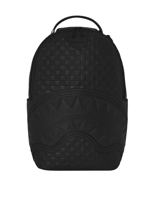 Zaino Unisex Raised check Nero