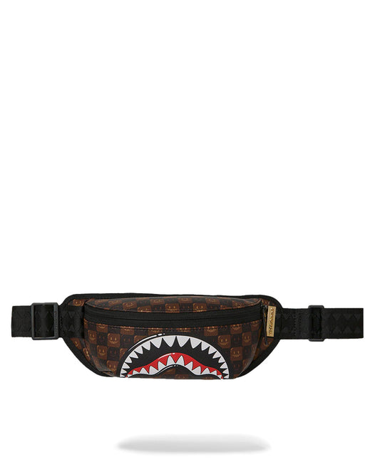 Sprayground Marsupio Sharks in Paris wtf bubble brown Nero