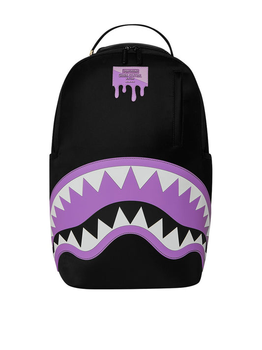 Portafoglio Shark central light purple Nero