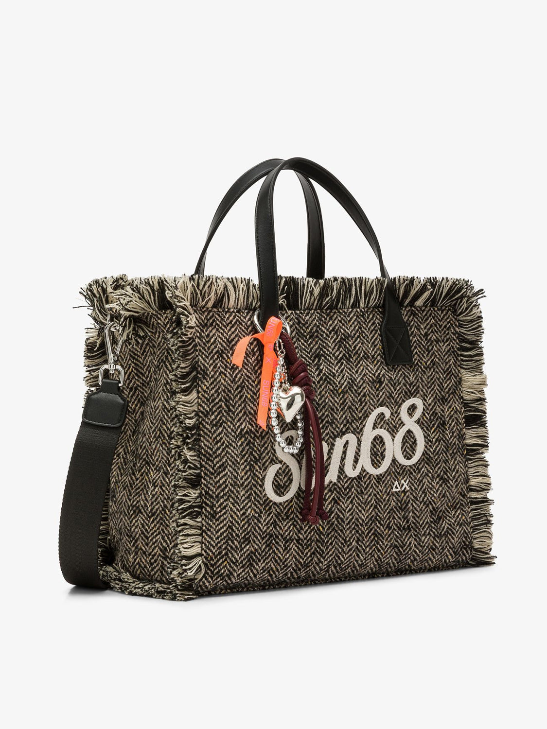 Sun68 Borsa a Mano Donna Cali Midi Bag Nero